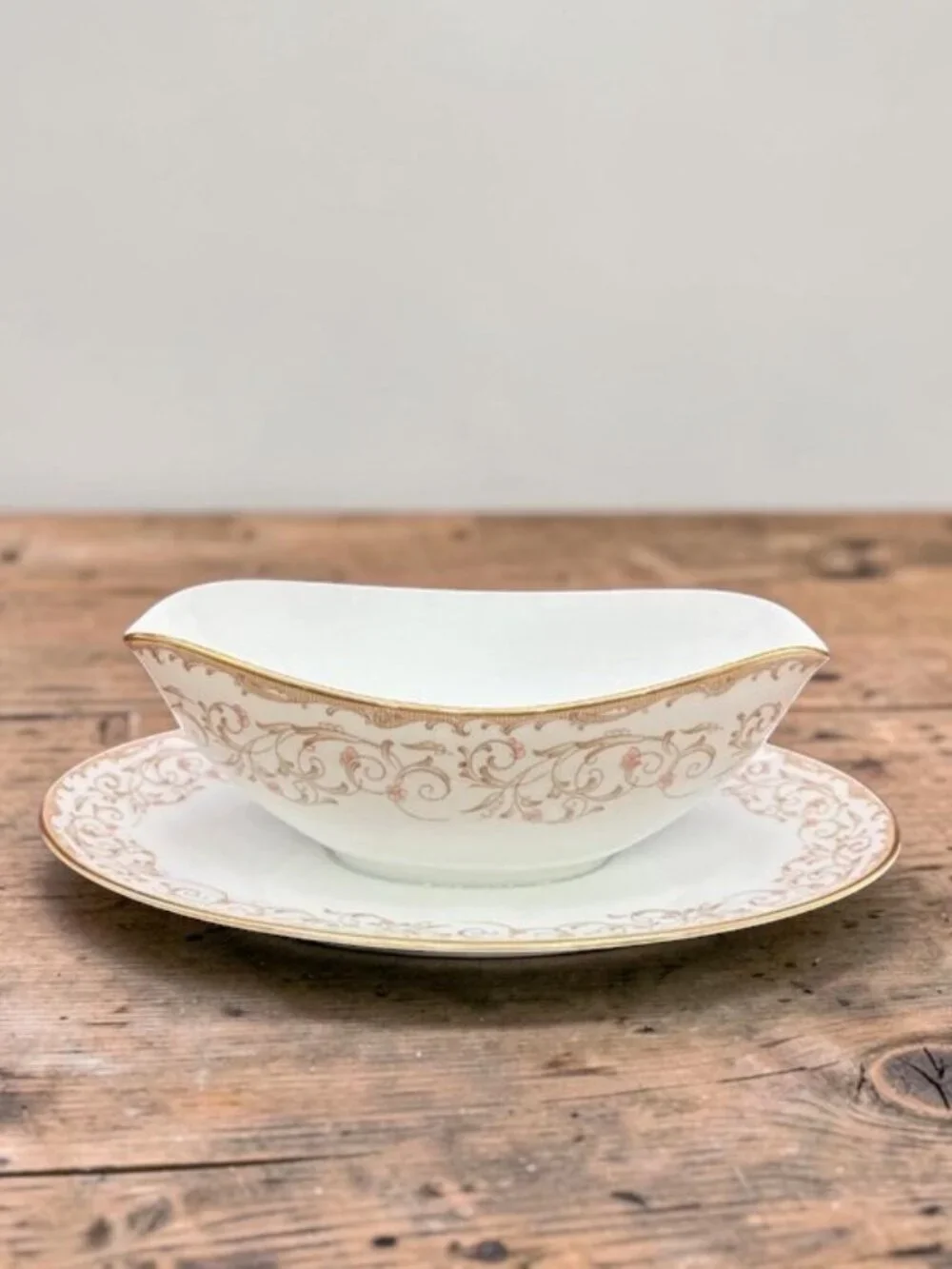 Vintage Noritake Rochelle 5805 Gravy Boat & Underplate Set – Japan Fine China